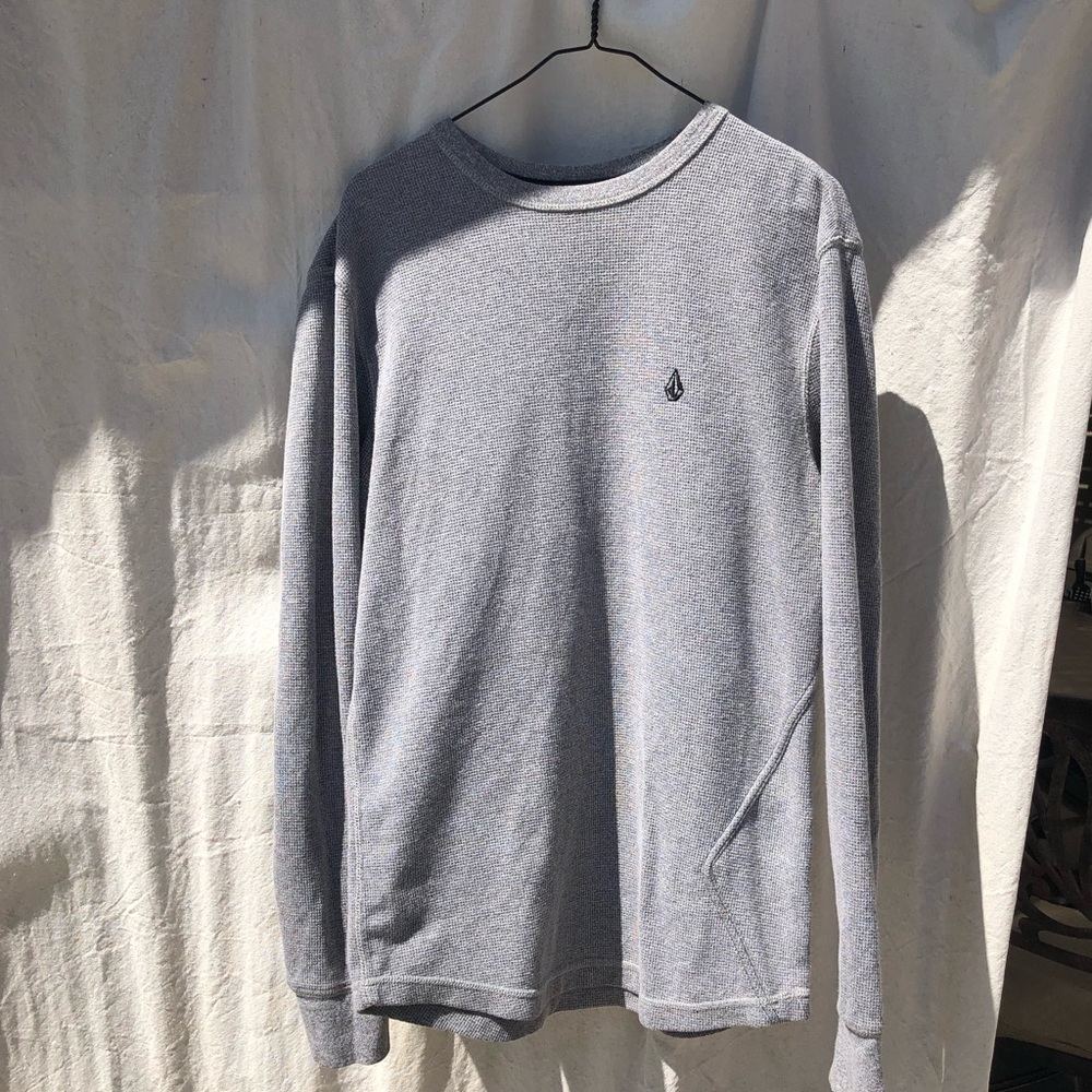 Men’s Volcom Long-Sleeved Shirt | Medium | Gray